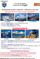 Alpinismo adulti + juniores - Progr. 2022 - Leggi